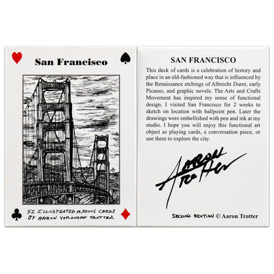 San Francisco - Aaron Trotter Illustrated Playing Cards