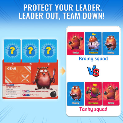 Capybara Squad: Squad Battle Edition, Social Deduction Card Games, Hidden Roles, Bluff & Trust No One, Ages 12+, 4-8 Players