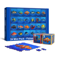 Fishes, 24 Mini Pack 1000 Pieces Puzzles