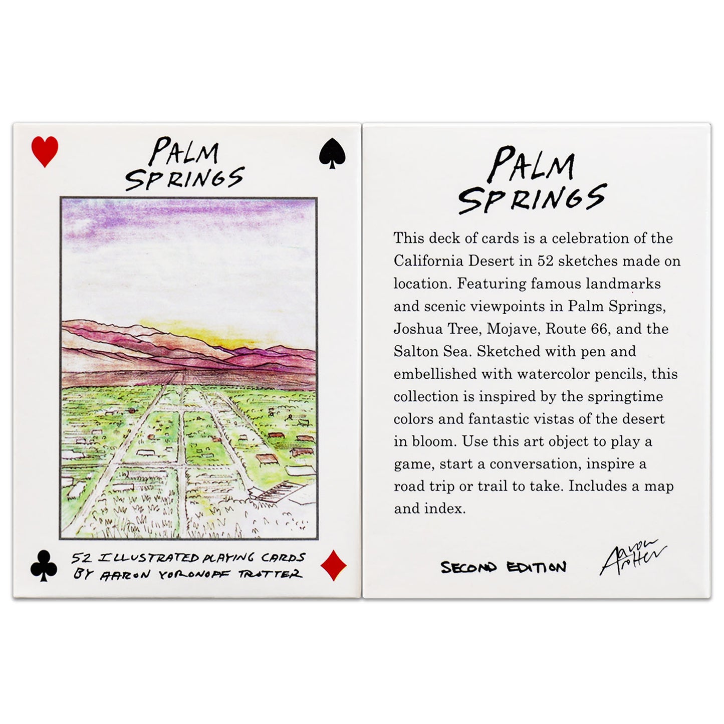 Palm Springs - Aaron Trotter Illustrated Playing Cards