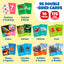 96 Jumbo Toddler Flash Cards, 10 Topics, 176 Real Images, Double-sided