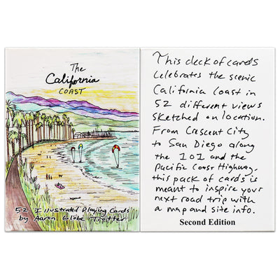 California Coast - Aaron Trotter Illustrated Playing Cards