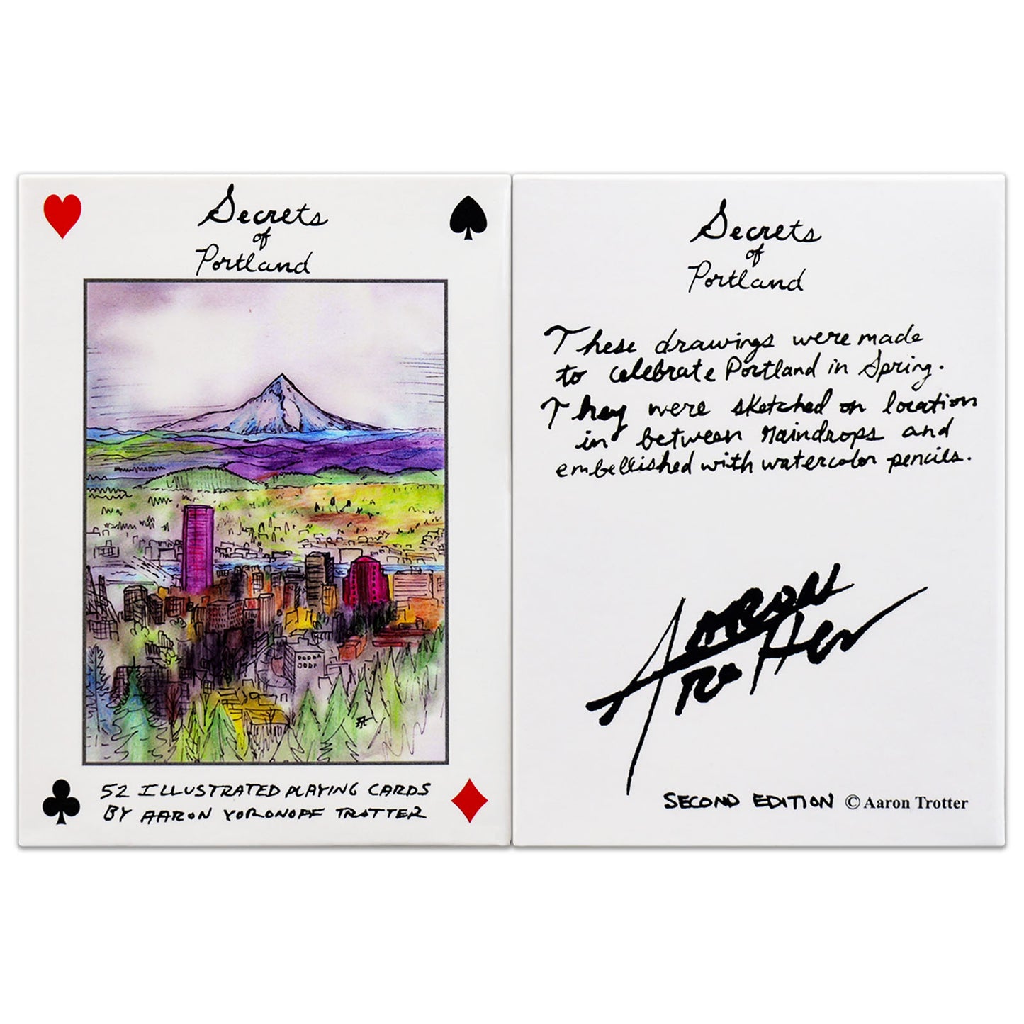 Secrets of Portland - Aaron Trotter Illustrated Playing Cards
