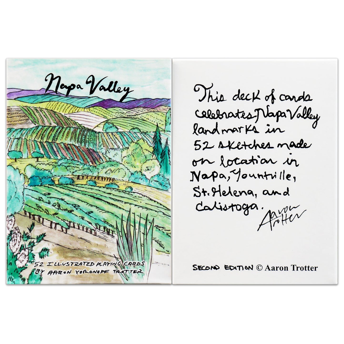 Napa Valley - Aaron Trotter Illustrated Playing Cards