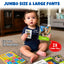 96 Jumbo Toddler Flash Cards, 10 Topics, 176 Real Images, Double-sided