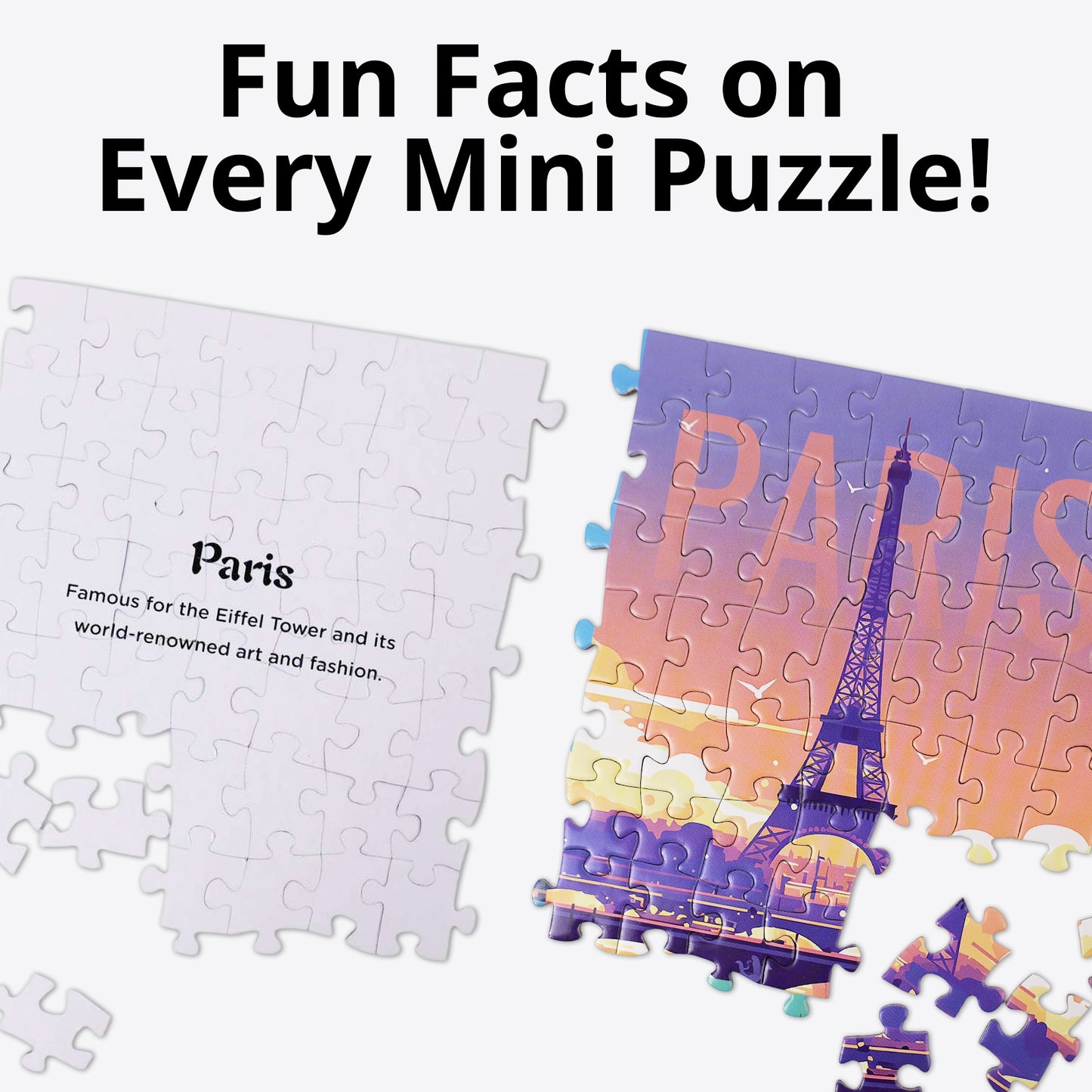 Global City Tour, 24 Mini Pack Jigsaw Puzzles, 1000 Pieces