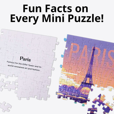 Global City Tour, 24 Mini Pack Jigsaw Puzzles, 1000 Pieces