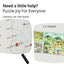 Panda Park, 100 Pieces Jigsaw Puzzles, Large Pieces, Puzzles for Beginners, Kids Puzzles, Family Game Nights, Finish Size 15.7 x 11.8 in