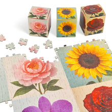Flower Speaks, Glitter finish, 24 Mini Pack 1000 Pieces Puzzles