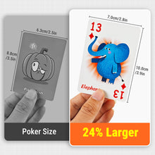 6 in 1 Educational Kids Card Games, Large Cards, Alphabet Memory Match, Slap Jack, Go Fish, Crazy Eights, War, Ghost Out (Formerly Old Maid)