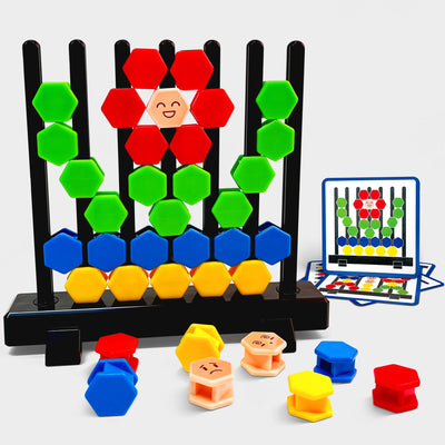 3D Hexagon Building Blocks Puzzle Board Games