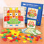 Children's Wooden Mosaic Toys 3D Building Blocks 3D Puzzles, Family Party Table Games