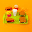 Food Toys for Kids - Burger Play Set | Hamburger French Fries Kit | Simulation Food Educational Toys