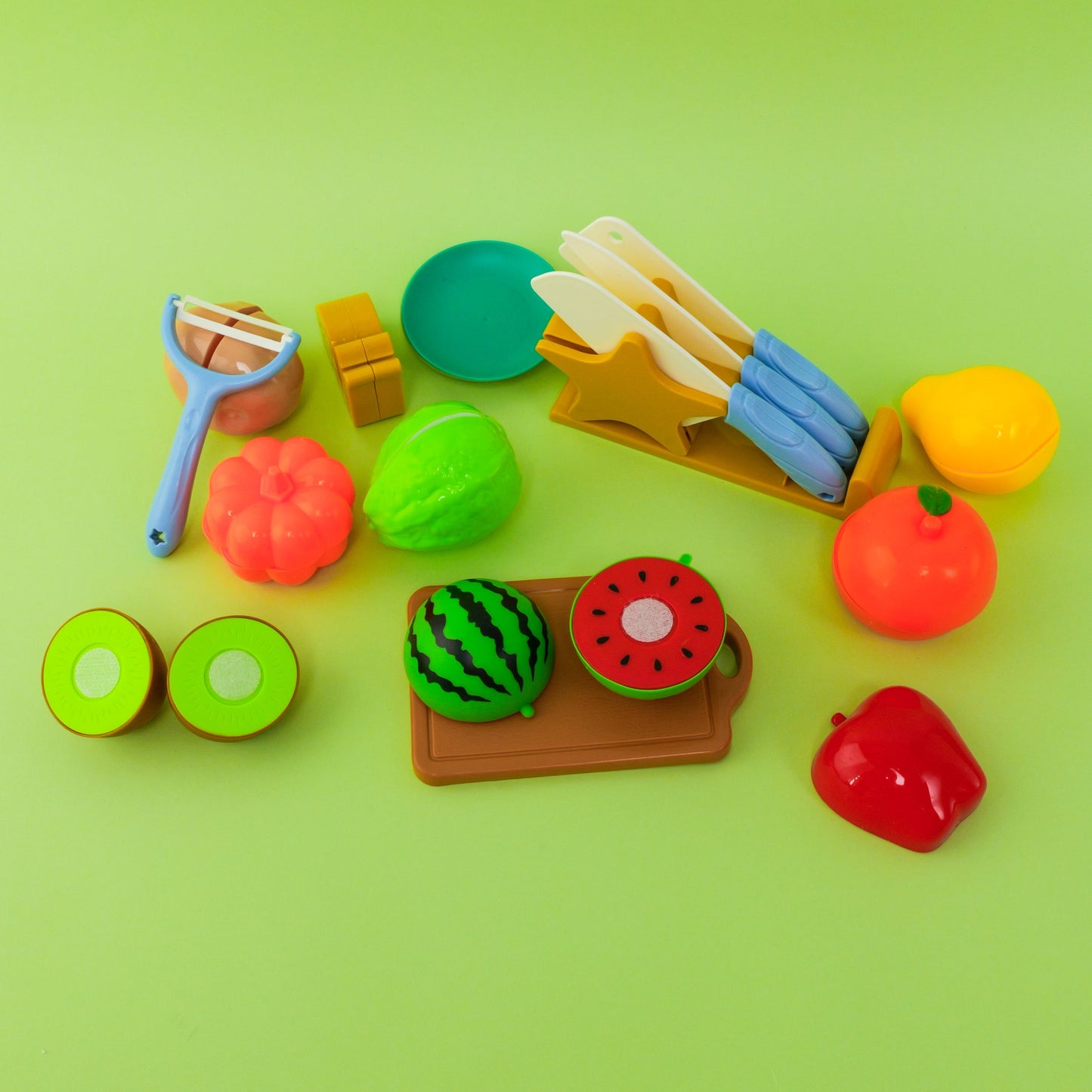 Cutting Fruit Toy for Toddlers, Pretend Play Food Toys for Toddlers, Play Kitchen Toys, Educational Toys for Kids