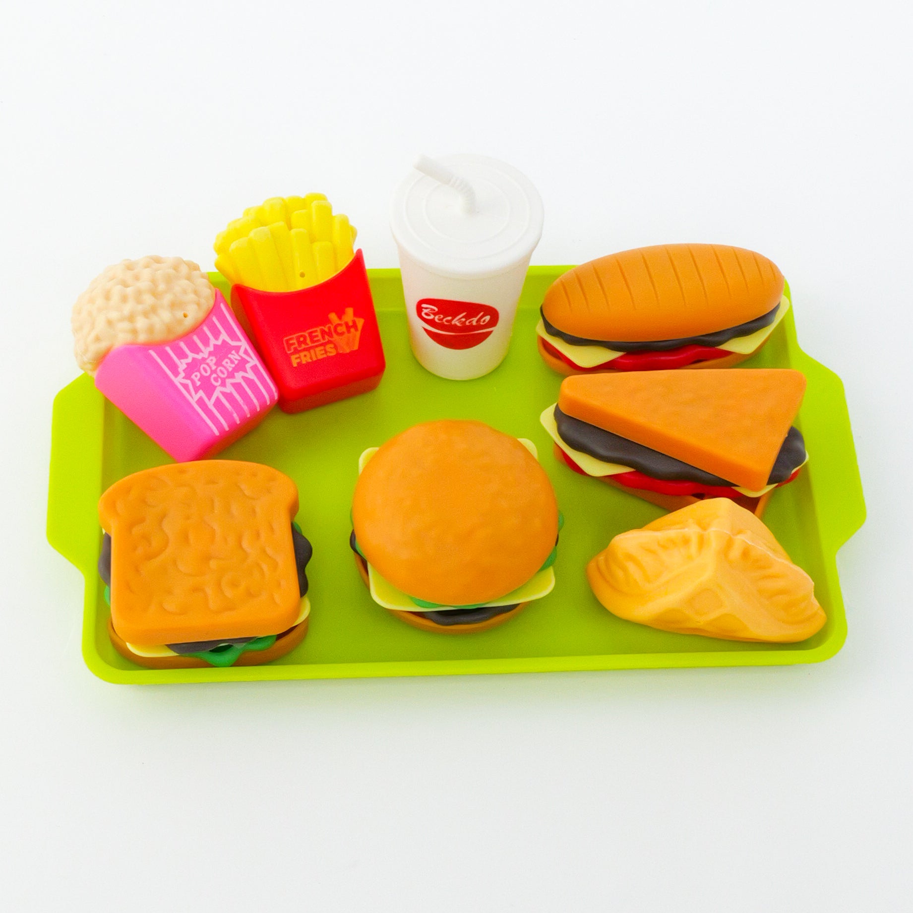 Food Toys for Kids - Burger Play Set | Hamburger French Fries Kit | Simulation Food Educational Toys