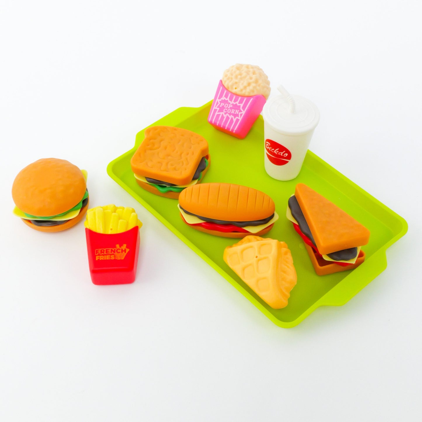 Food Toys for Kids - Burger Play Set | Hamburger French Fries Kit | Simulation Food Educational Toys