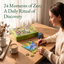 Butterfly Symphony, 24 Mini Pack 1000 Pieces Jigsaw Puzzles with Laser Iridescent Finish, 8 Puzzle Stickers, Finished Size 27.5 * 19.7 in